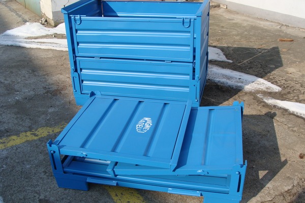 GITTERBOX faltbarer Blechbehälter