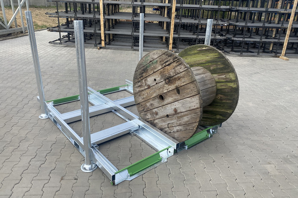  Metallpalette für Kabelrollen/trommeln